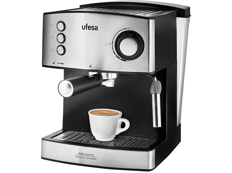 Ufesa CE7240 20 bar 850 W 1.6 L Manual Función calienta tazas Plata y Negro