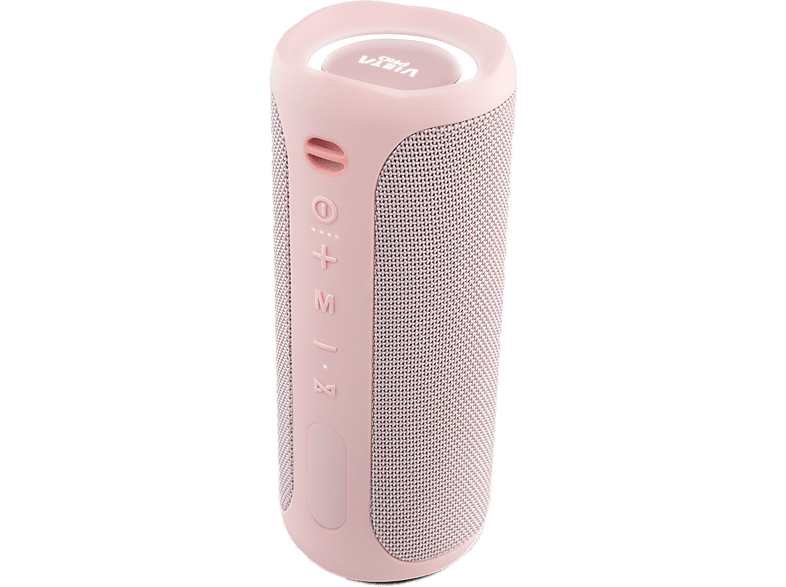 Vieta Pro Party 40 W True Wireless 10 hs IPX 7 Micrófono Rosa