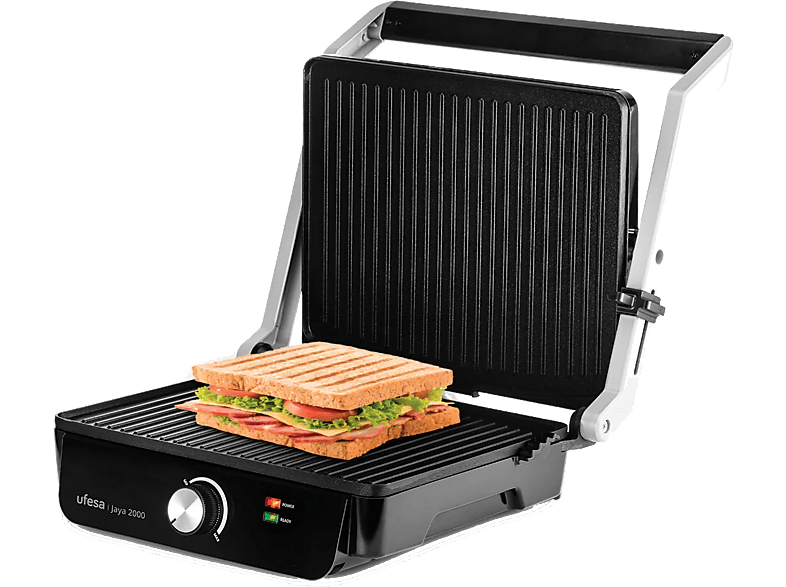 Ufesa Jaya 2000 2000 W Superfice 29 x 24.5cm Asa de toque frío Regulador de temperatura Negro