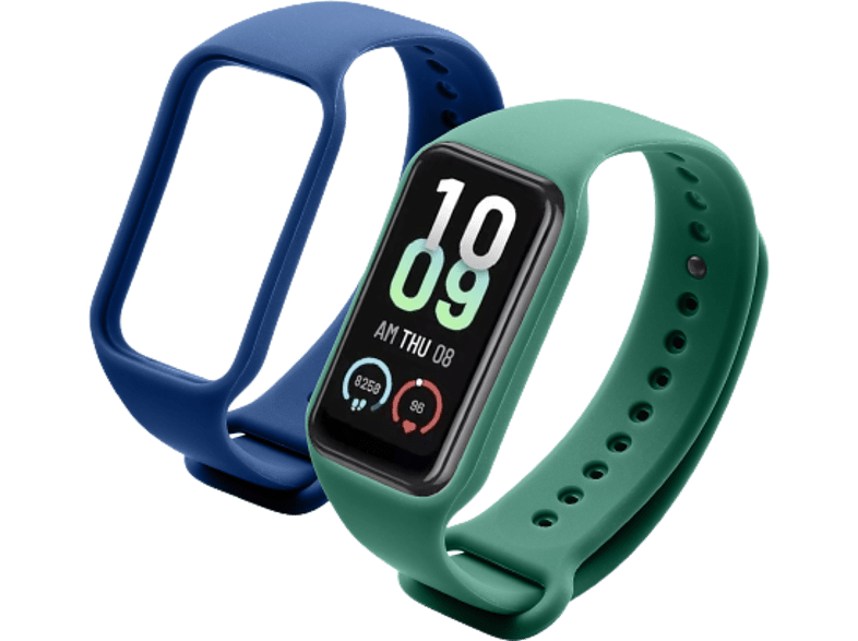 CellularLine KITBAND3XIAORESMR2 Kit 2 correas Para Xiaomi Redmi Smart Band 2 Silicona Azul / Verde
