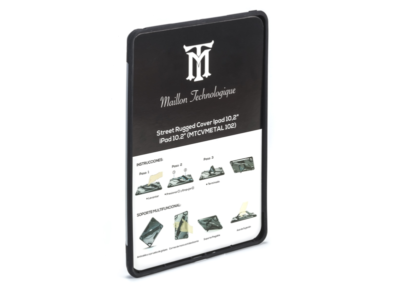 Maillon Street Rugged Cover Para iPad 10.2” 7th Generation Gris Negro