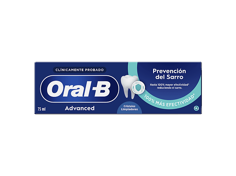Oral-B Pasta dentífrica Advanced Prevención del sarro Cristales de limpieza 75 ml