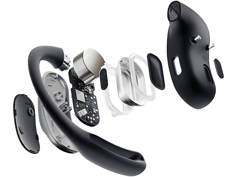 Shokz OpenFit Air Intraurales Bluetooth IP54 28h Autonomía Negro