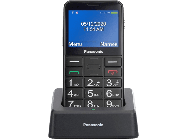 Panasonic KX-TU155 Con Botones Físicos 2.4 TFT LCD Bluetooth Linterna LED Negro