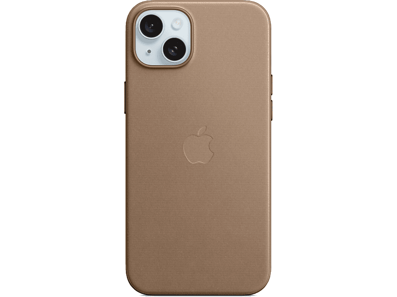 APPLE Funda de trenzado fino con MagSafe para iPhone 15 Plus Marrón topo