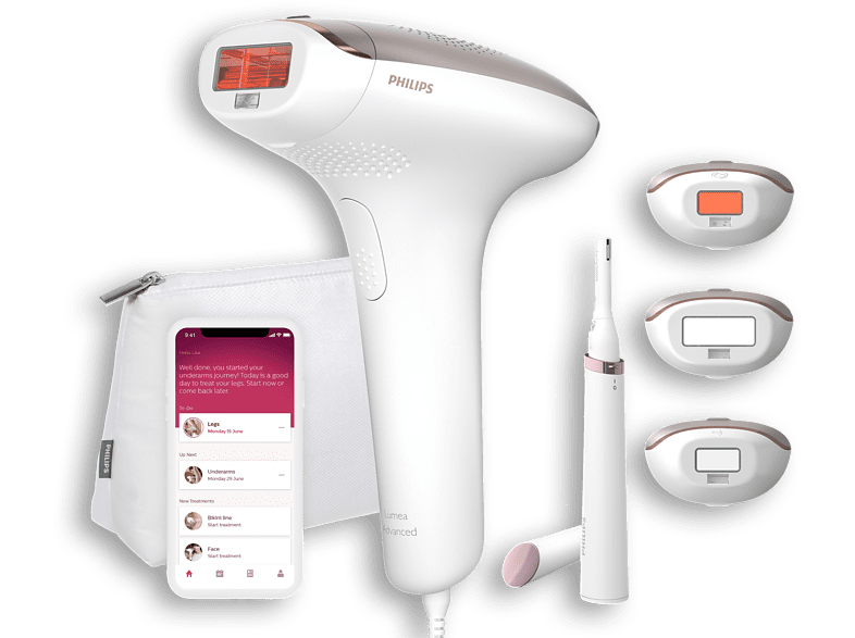 Philips Lumea Advanced BRI923/00 Luz pulsada profesional Cara y cuerpo Sensor tono piel