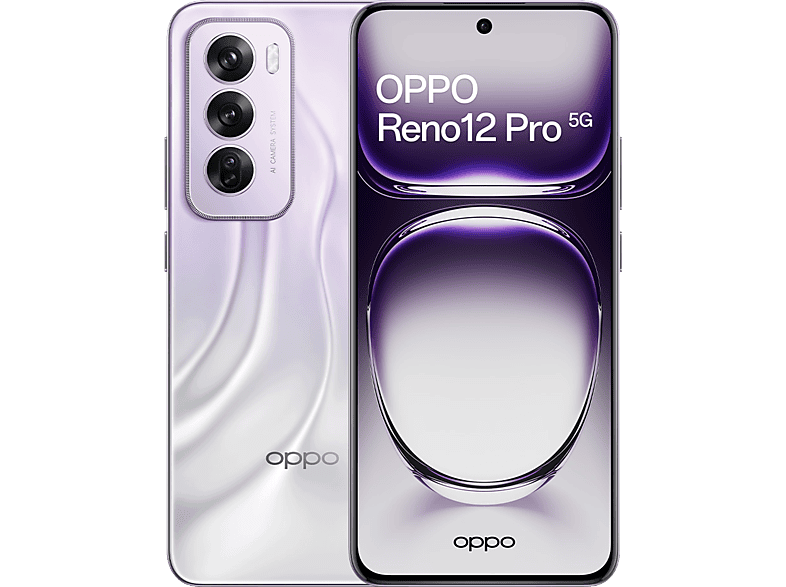 OPPO Reno12 Pro Nebula Silver 512 GB 12 GB RAM 6.7 Full HD+ 3D AMOLED 120 Hz Mediatek Dimensity 7300 5000 mAh Android