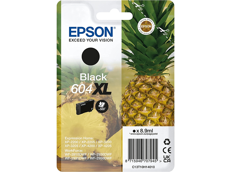 Epson 604XL INK Tamaño XL Hasta 500 páginas Negro