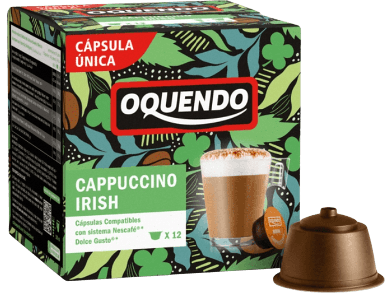 Oquendo Cappuccino Irish 12 Cápsulas Con sabor a Irish Cream