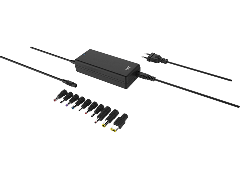 ISY IAC-2103 Para portátiles 10 adaptadores Negro