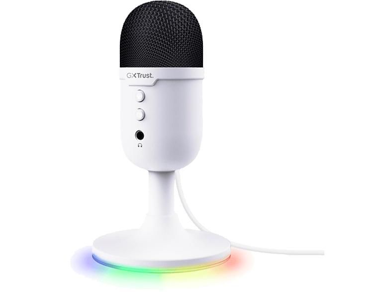 Trust GXT 234 Yunix USB 100 - 16000 Hz Alámbrico,Iluminación RGB Blanco
