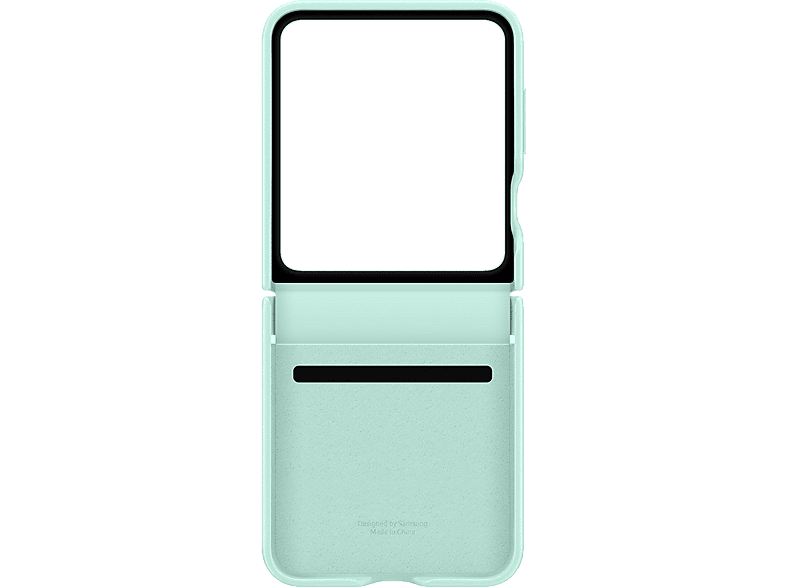 Samsung Kindsuit Case Compatible con Samsung Galaxy Z Flip6 Cuero Vegano Verde Menta