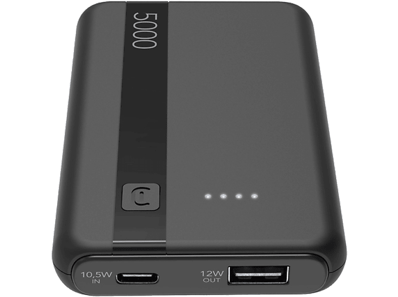 CellularLine PBENTRY5000K 5000 mAh USB tipo A a USB tipo C Negro