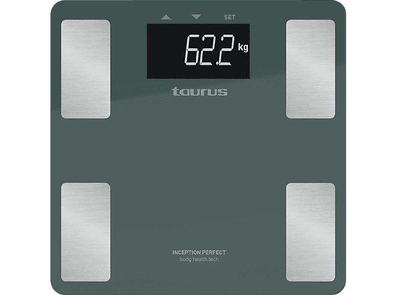 Taurus Inception Perfect 180 kg 2 pilas AAA Apagado automático ultra plano Gris