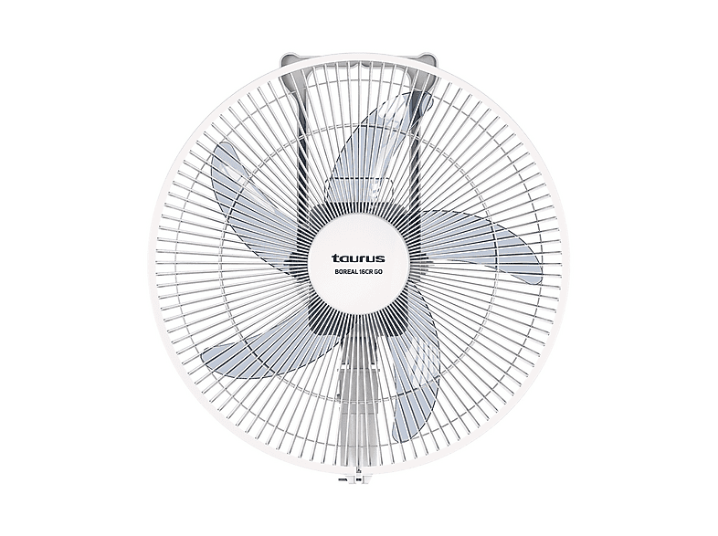 Taurus Boreal 16CR GO 35W 4 en 1 - Ventilador de pie Escritorio Suelo y pared Batería Autonomía 8 hrs 5 velocidades Blanco