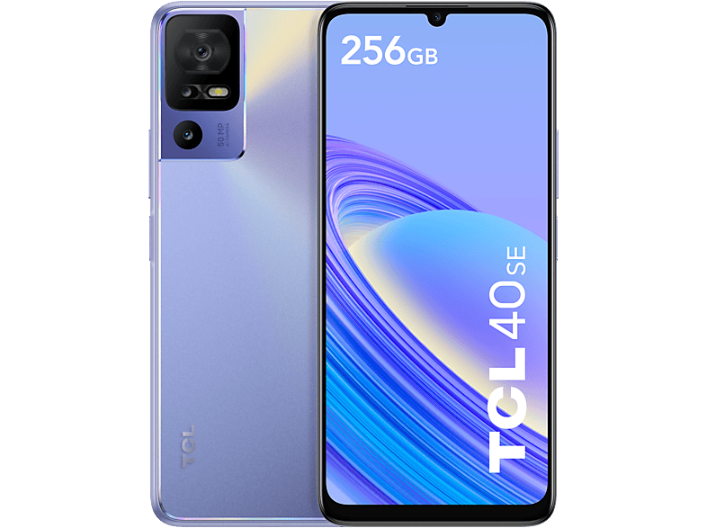 TCL 40 SE Twilight Purple 256 GB 6 GB RAM 6.75  HD+ NXTVISION  Mtediatek Helio G37 5010 mAh TCL IU 5.0 (Android™ 13)