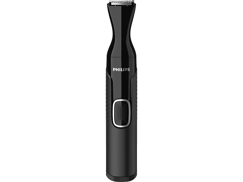 Philips NT5650/16  Recortador de precisión para nariz orejas y cejas 3 peines-guía Funda de viaje Negro