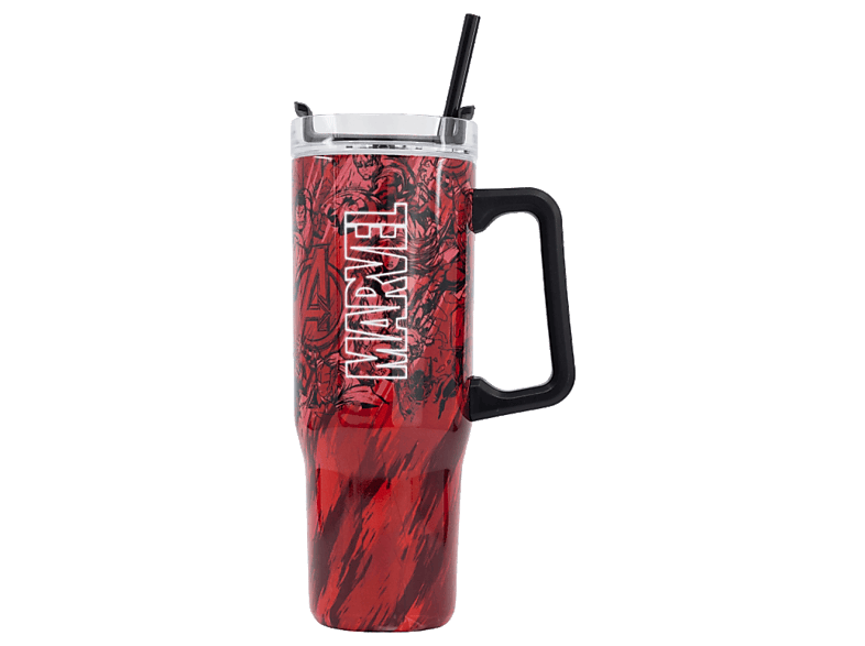 Sherwood Marvel 940 ml Acero inoxidable Con pajita y asa ergonómica