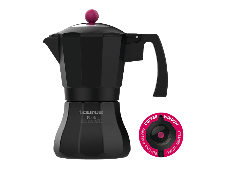 Taurus 984081000 Black Moments 6 Hasta 6 Tazas Sistema Full Induction Negro
