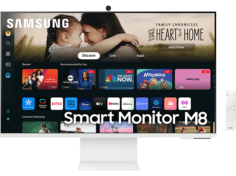 Samsung Smart M8 LS32DM801UUXEN 32 UHD 4K 4 ms 60 Hz WiFi Bluetooth Blanco