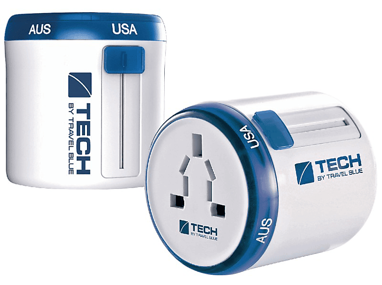 Adaptador Mundial Clavija electrica- Travel Blue 260 Todo en uno