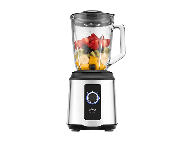 Ufesa Sunset 1600 W 1.5 l 2 Velocidades + Pulse Base de acero inoxidable Negro