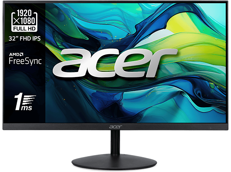Acer SA322Q A 31.5 Full HD IPS 1 ms 75 Hz 1 x VGA + 1 x HDMI(1.4) FreeSync Negro