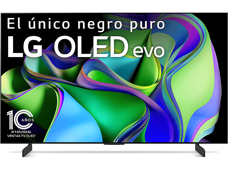 LG OLED42C34LA OLED 4K Inteligente α9 AI Processor 4K Gen6 Smart TV DVB-T2 (H.265) Negro