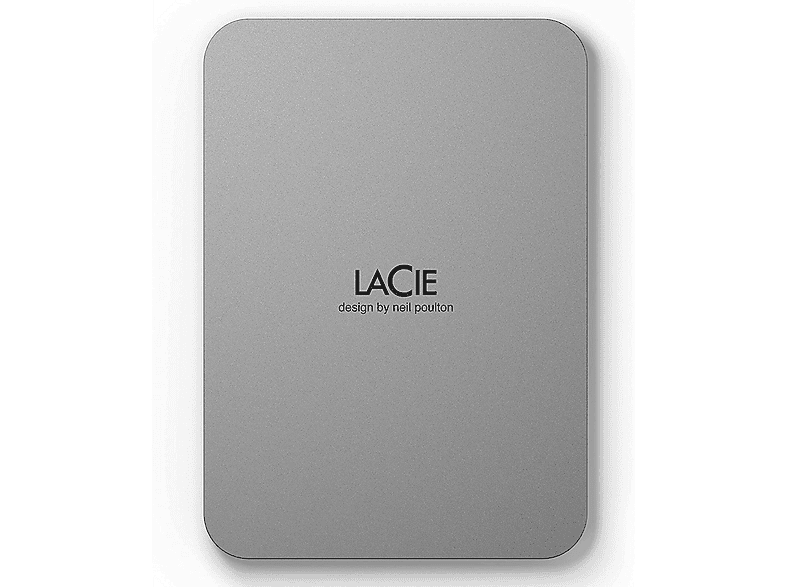 LaCie Mobile Drive V2 STLP1000400 USB-C 130 MB/s Plateado lunar