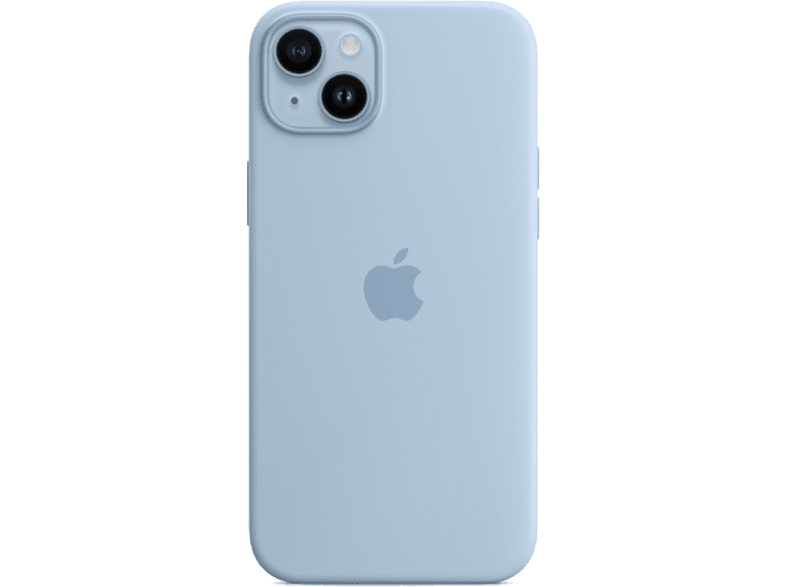 APPLE funda de silicona con MagSafe para el iPhone 14 Plus Azul celeste
