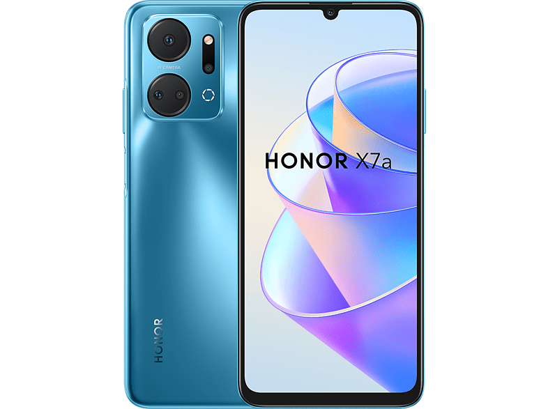 Honor X7a Ocean Blue 128 GB 4 GB RAM 6.74  HD+ Mediatek Helio G37 5330 mAh Magic UI 6.1 basado en Android 12