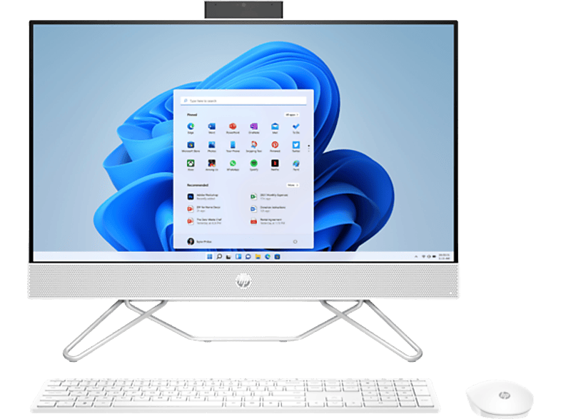 HP 24-CB1007NS 23.8 Full HD Intel® Core™ i5-1235U 16GB RAM 512GB SSD Iris® Xᵉ W11 H Blanco