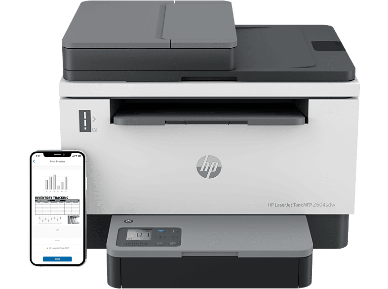 HP LaserJet Tank 2604sdw B&W WiFi 22 ppm Negro