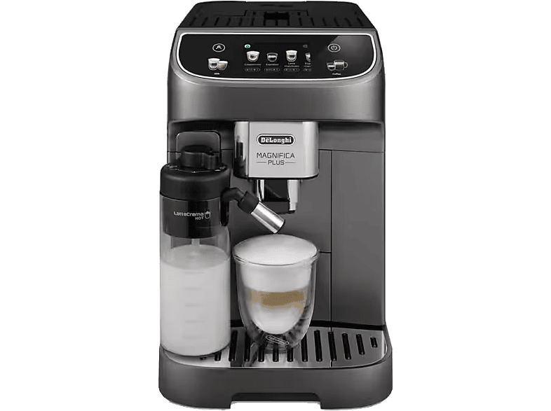 De'Longhi Magnifica Plus 15 bar 1450 W 2 Tazas Pantalla táctil Negro titanio