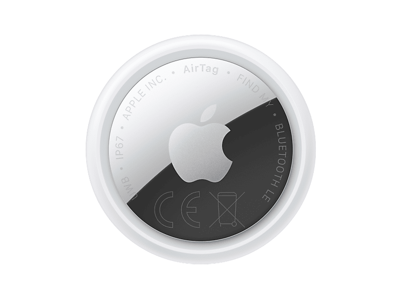 Apple AirTag (2.ª generación) Localizador Paquete de 1 unidad Bluetooth Chip U1 NFC Privaciad de serie Plata