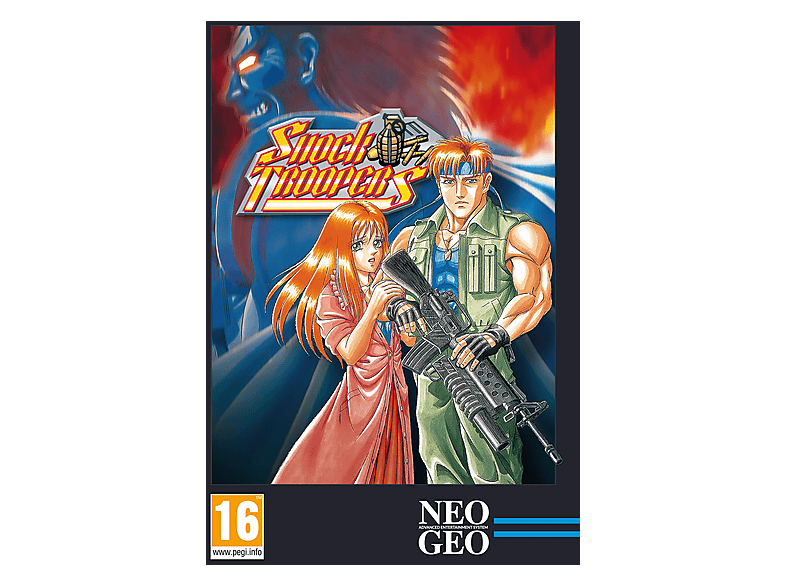 Cartucho juego retro Neo Geo: Shock Troopers