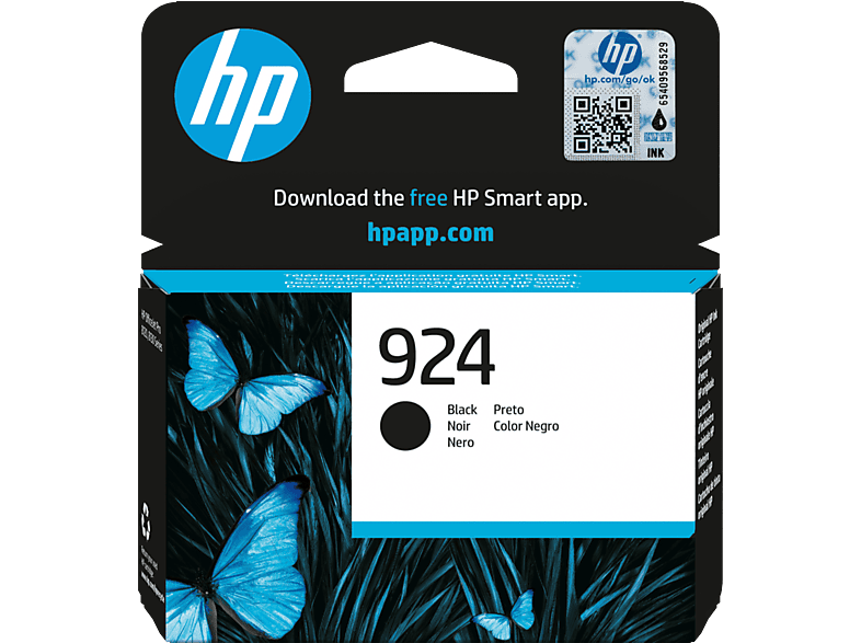 HP 924 Original Hasta 500 páginas  Negro
