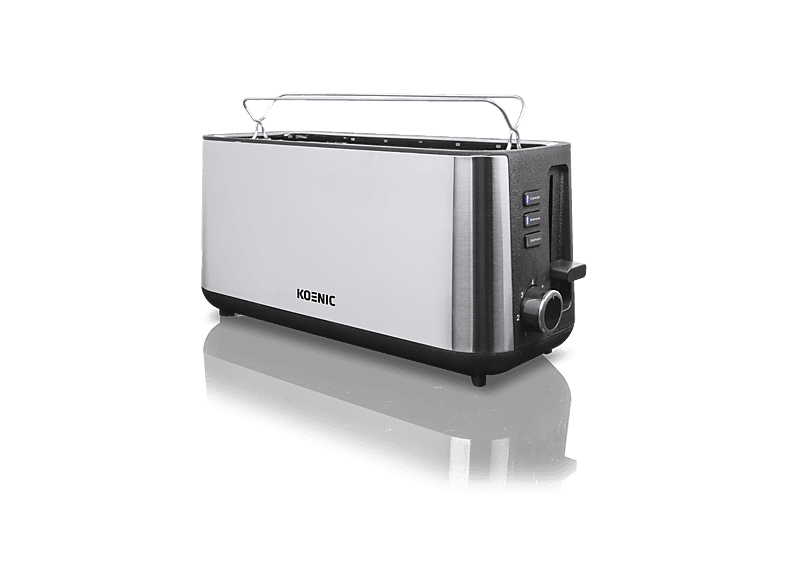 KOENIC KTO 4325 M 1470 W 2 ranuras 4 rebanadas 7 niveles tostado Acero inoxidable