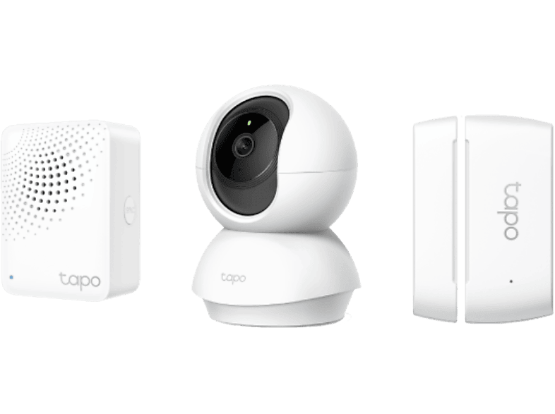 TP-Link Tapo TC70 H100 Y T110 Para puertas y ventanas Alarma Vídeo HD Visión nocturna Blanco