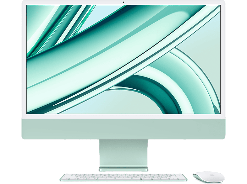 Apple iMac (2023) MQRA3Y/A 24 Retina 4.5K Chip M3 CPU de 8 núcleos GPU de 8 núcleos 8GB de RAM 512GB de SSD Gigabit Ethernet Verde