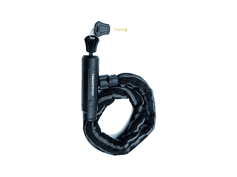 smartGyro SG27-576 Candado Pitón Cadena con Llave Negro