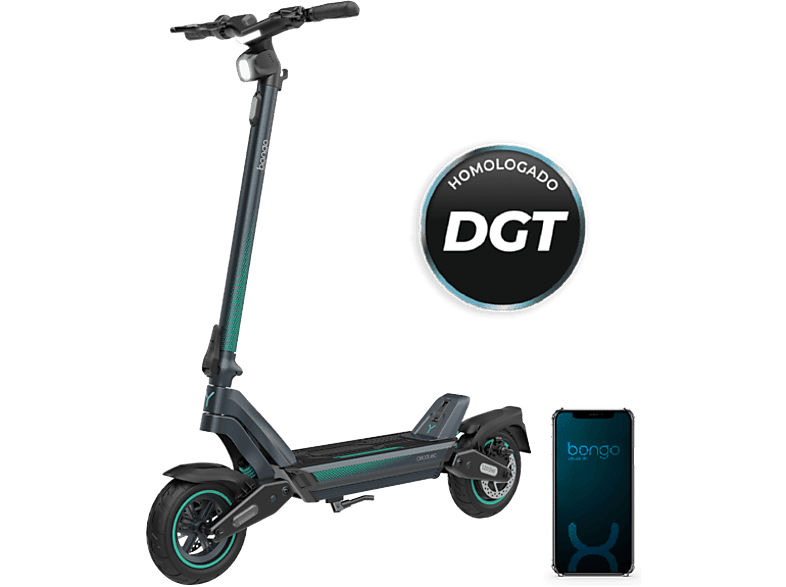 Cecotec Bongo Y65 Connected Potencia máx.1200 W Potencia Nominal 500 W Carga máx. 120 kg 12500 mAh 25 km/h Negro
