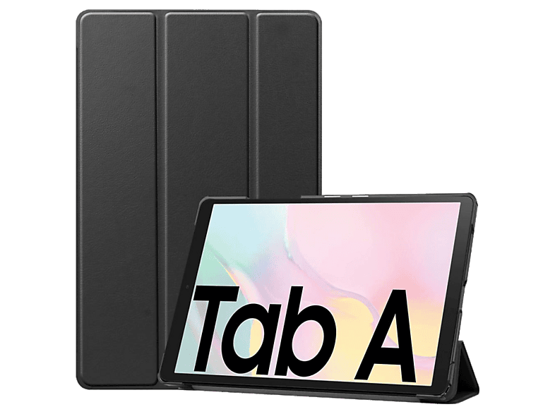 Maillon Technologique Trifold Stand Para Samsung A11 Plus Tablet de 11 Cierre magnético Soporte para Lápiz Óptico Negro