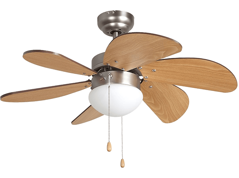 Orbegozo CP 15075 N 50 W 3 velocidades 6 aspas de madera Opción lámpara