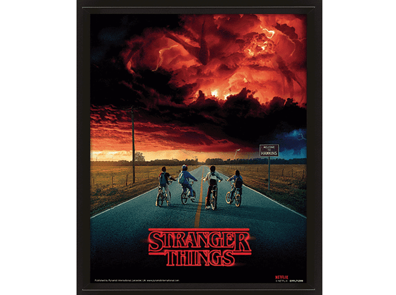 Sherwood Stranger Things (Mind Flayer) 3D 29 cm Con marco negro Multicolor