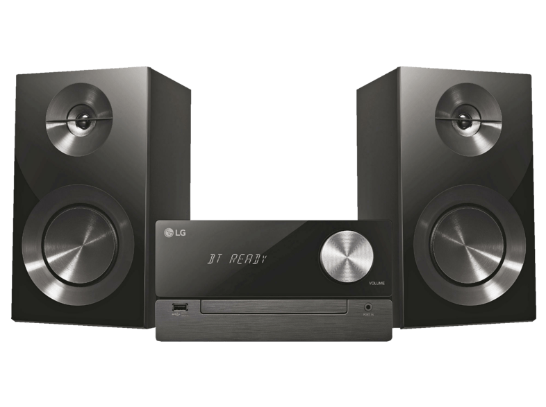 LG CM2460 Bluetooth USB 100 W CD Negro