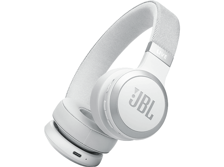 JBL Live 670 NC Cancelación ruido adaptativa Autonomía hasta 65 h Blanco