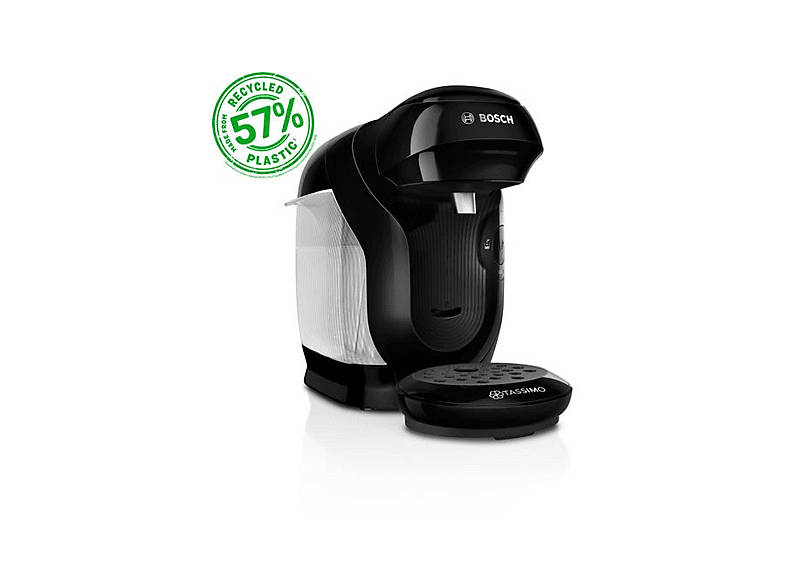 Bosch Tassimo Style TAS112EC 3.3 bar 0.7 l 1.400 W Intellibrew Tamaño Compacto Pack de Café de Regalo Negro