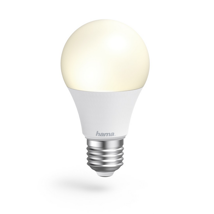 Hama 176584 WiFi E27 Luz regulable 806 lm Google Assistant Alexa 10W A+ Blanco
