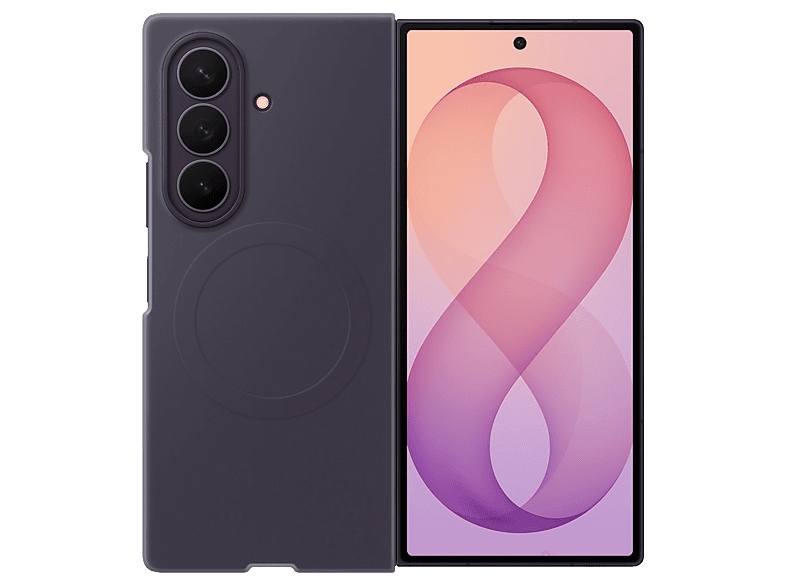 Samsung Para Samsung Galaxy Z Fold8 Ultra De Silicona Magnética Violeta